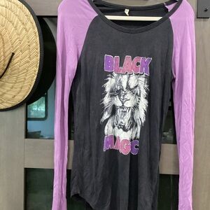 SPELL and the Gypsy black magic raglan long sleeve size Medium